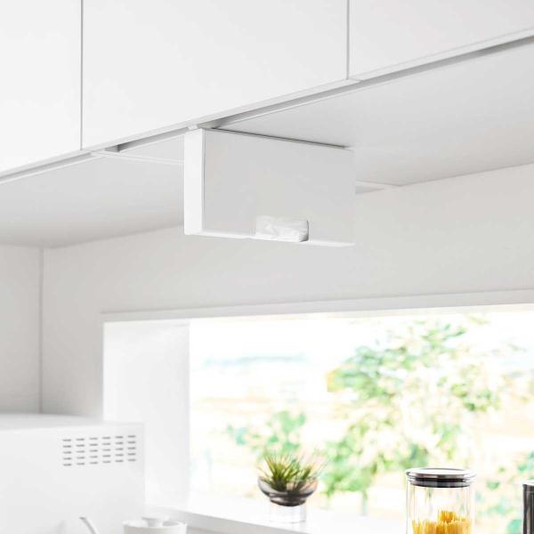 ポリ袋ストッカー 山崎実業 正規品 tower タワー 戸棚下ポリ袋収納ホルダー スリム S ポリ袋...