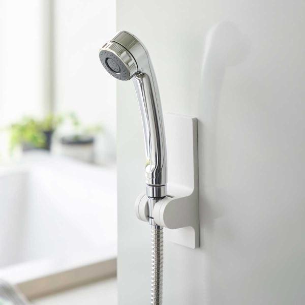 シャワーフック 山崎実業 正規品 tower タワー 角度が調節できるマグネットシャワーホルダー シ...