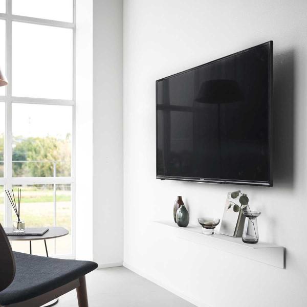 テレビ壁掛け金具 山崎実業 正規品 smart スマート 壁付けテレビホルダー 壁掛けテレビ  10...