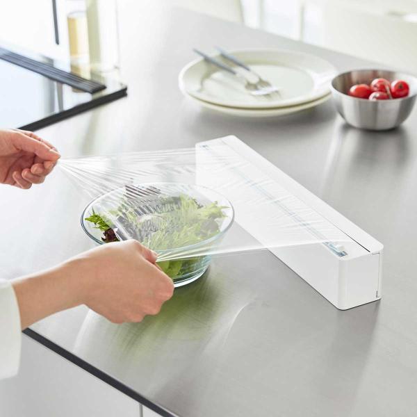 ラップケース 山崎実業 正規品 tower タワー マグネットラップケース スライドカッター付き ラ...