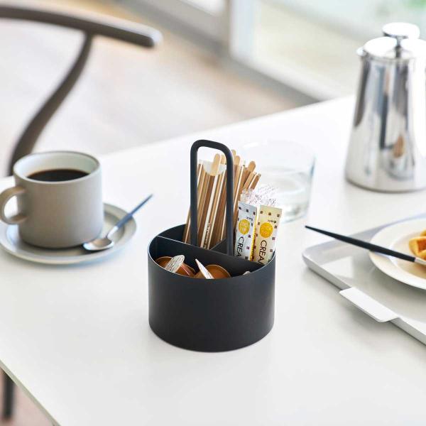 シュガー＆ミルクケース 山崎実業 正規品 tower タワー シュガー＆ミルクオーガナイザー おしゃ...