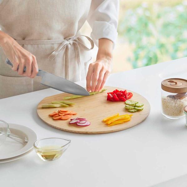 まな板 山崎実業 正規品 tosca トスカ まな板 丸型 L カッティングボード  10647