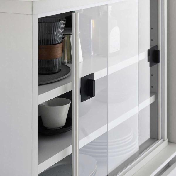 ガラス扉取っ手 山崎実業 正規品 tower タワー シリコーン吸着ガラス戸取っ手 2個組 ガラス戸...