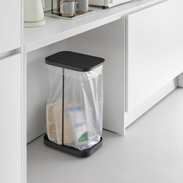 ゴミ箱 山崎実業 LUCE ルーチェ キャスター付き分別ゴミ袋ホルダー ダストボックス ごみ箱  1...