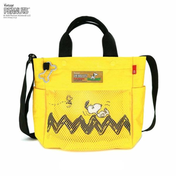 2026新作 スヌーピーバッグ 正規品 ROOTOTE ルートート IP.スクエア.バディ.ピーナッ...