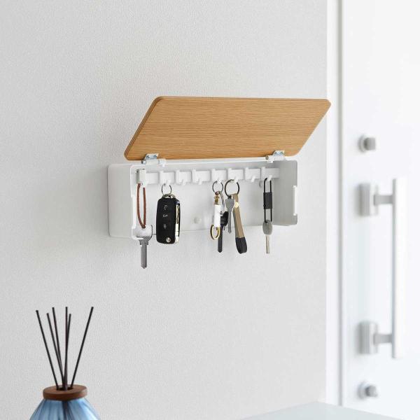 キーハンガー 山崎実業 正規品 RIN リン 壁付けキーフック ロング キーボックス  10609 ...