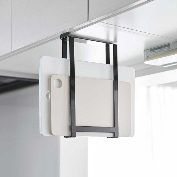 まな板スタンド 山崎実業 正規品 tower タワー 戸棚下まな板ホルダー スリム まな板立て まな...