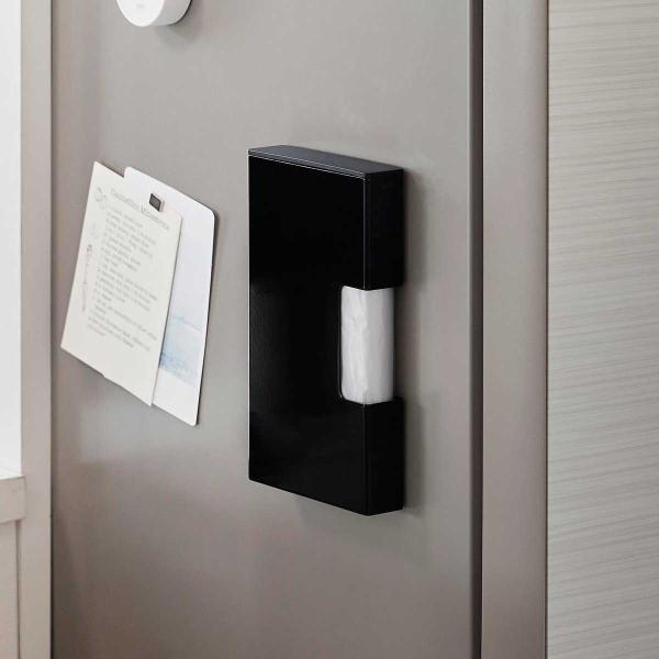 ポリ袋ストッカー 山崎実業 正規品 tower タワー マグネットスリムポリ袋収納ホルダー S ポリ...