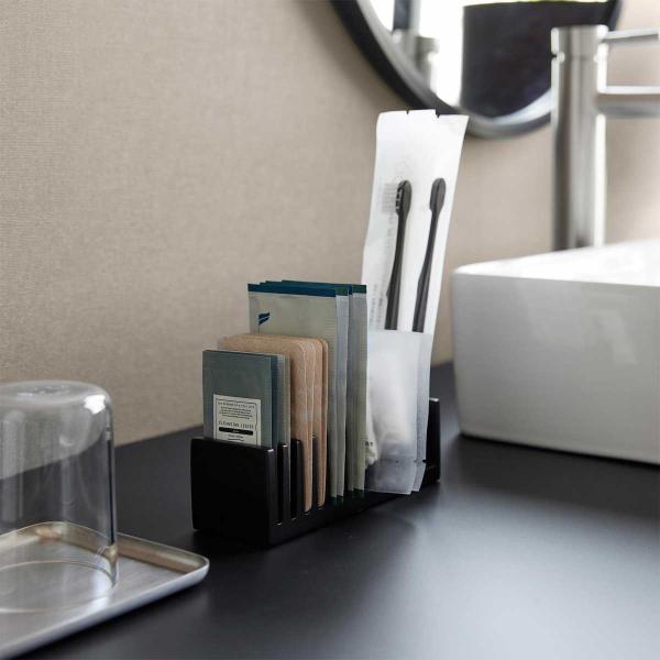 パウチスタンド 山崎実業 正規品 tower タワー パウチ＆アメニティスタンド 縦型 洗面グッズ ...