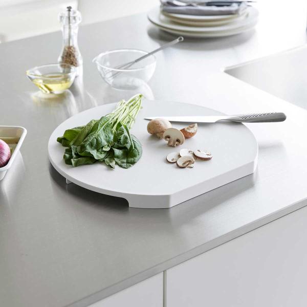 まな板 山崎実業 正規品 tower タワー 食洗機対応マグネット抗菌まな板 ラウンド L カッティ...