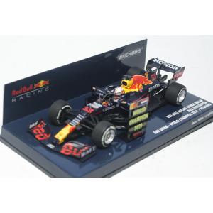 ミニチャンプス 1/43 レッドブルレーシング ホンダ RB16B マックス・フェルスタッペン アブダビGP ウィナー ワールドチャンピオン ピットボード付