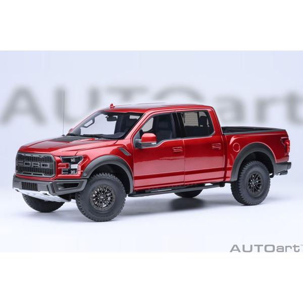 オートアート 1/18 フォード F-150 ラプター スーパークルー 2019 （メタリック・レッ...