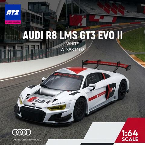 ATS-MODELS 1/64 AUDI R8 LMS GT3 EVO II ホワイト (ATS88...