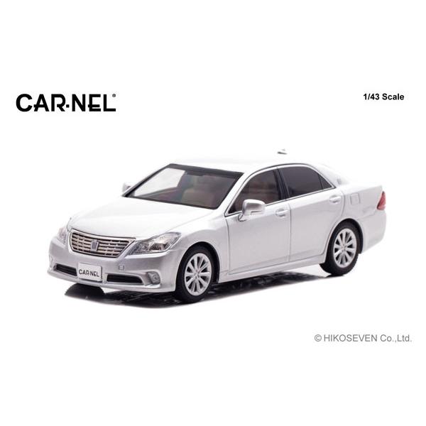 CARNEL 1/43 トヨタ クラウン ロイヤルサルーン G (GRS202) 2010 Silv...