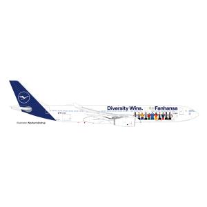 ヘルパウィングス 1/500 A330-300 ルフトハンザ航空 “Fanhansa - Diversity Wins” D-AIKQ (HE537216)｜backfire21