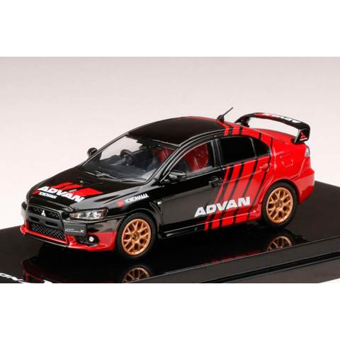 Hobby Japan 1/64 三菱 LANCER EVOLUTION X YOKOHAMA AD...