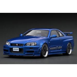 ignition_model 1/18 TRUST GReddy 34RX Blue Metalli...