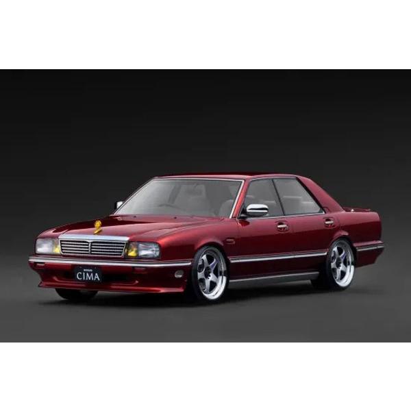 ignition_model 1/18 NISSAN GLORIA CIMA (Y31) Wine ...