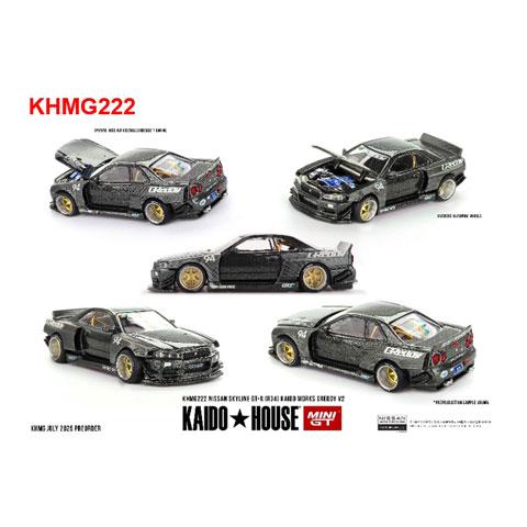 MINI-GT 1/64  Nissan スカイライン GT-R R34 Kaido Works G...