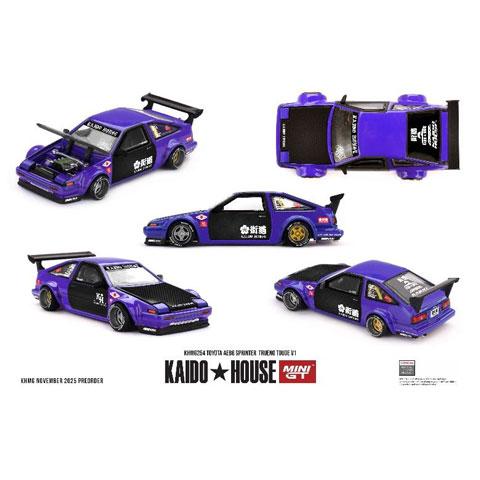 MINI-GT 1/64 AE86 スプリンタートレノ TOUGE V1(右ハンドル) (KHMG2...