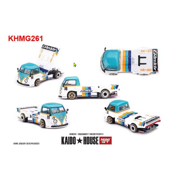 MINI-GT 1/64 フォルクスワーゲン T1 GReddy Pickup V1(左ハンドル) ...