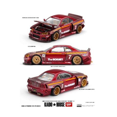 MINI-GT 1/64 Nissan スカイライン GT-R R34 TAMIYA x KAIDO...