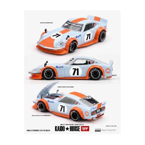 MINI-GT 1/64 Nissan フェアレディ Z Kaido GT GULF V1(右ハンド...