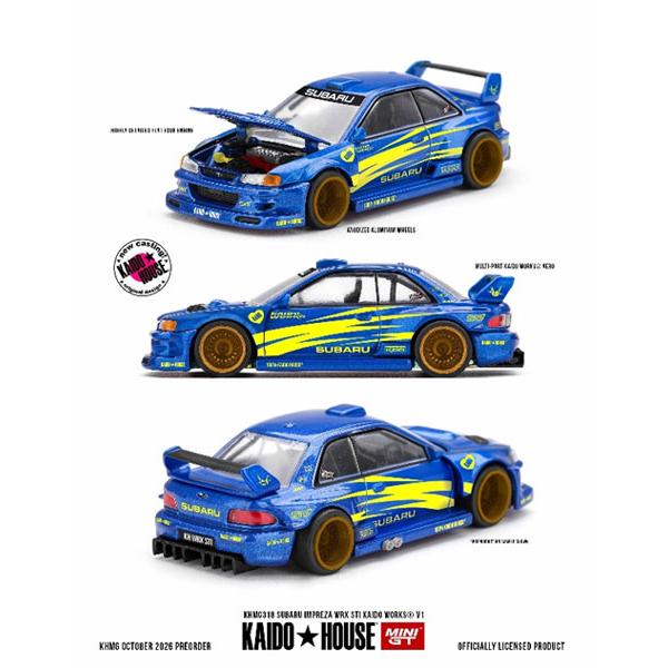 MINI-GT 1/64 スバル インプレッサ WRX STI KAIDO WORKS V1(右ハン...