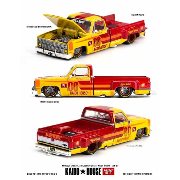 MINI-GT 1/64 シボレー シルバラード デューリー Kaido Racing Team V...