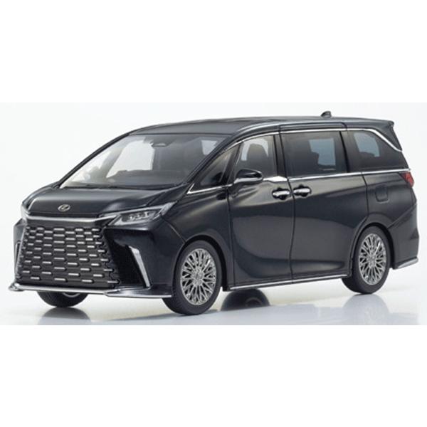 京商オリジナル 1/43 LEXUS LM 500h (グラファイトブラックガラスフレーク  4席ブ...