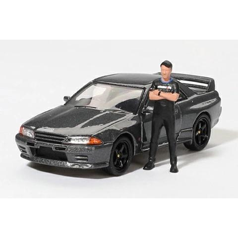 MINI-GT 1/64 Nissan スカイライン GT-R R32 ニスモガンメタル 松田次生コ...