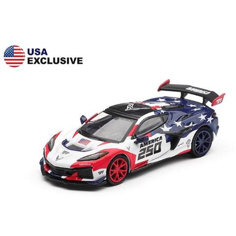 MINI-GT 1/64 シボレー コルベット ZR1 アメリカ建国250周年(左ハンドル) 北米限...