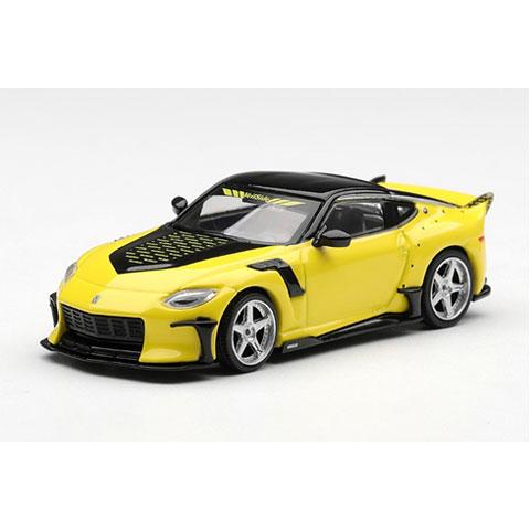 MINI-GT 1/64 Nissan Z Veilside FFZ400 イカズチイエロー(左ハン...