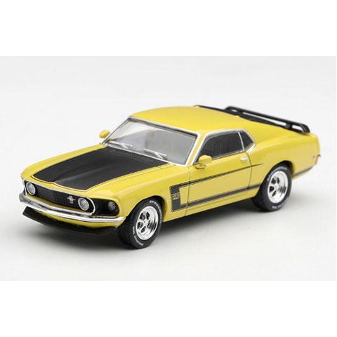MINI-GT 1/64 フォード マスタング Boss 302 1969 ブライトイエロー(左ハン...