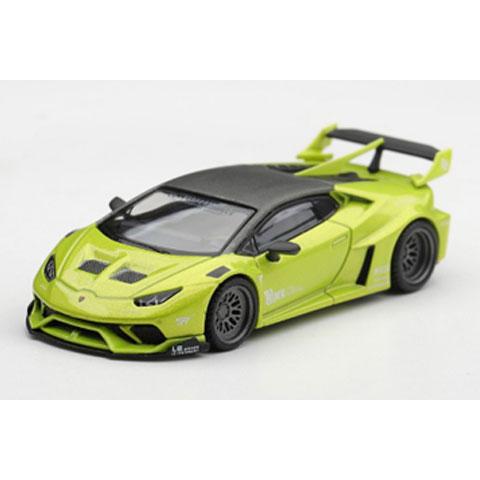MINI-GT 1/64 ランボルギーニ ウラカン LB★WORKS ライムメタリック(左ハンドル)...