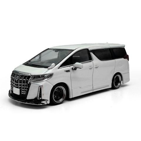 MODEL MODEL 1/64 トヨタアルファード カスタムバージョン ホワイト (MM64-Al...