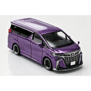 MODEL MODEL 1/64 トヨタアルファード カスタムバージョン アンドレア・メタリック・パープル (MM64-Alphard-003)｜バックファイヤ