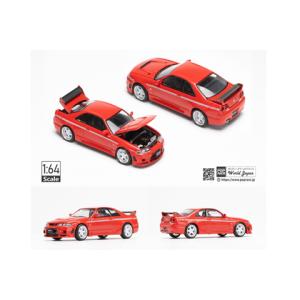 POP-RACE 1/64 Nissan GT-R R33 NISMO 400R - Super Clear Red (PR640091)｜backfire21