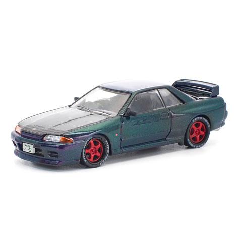 POP RACE 1/64 スカイライン GT-R（R32） ゴーストカメレオン (PR640357...