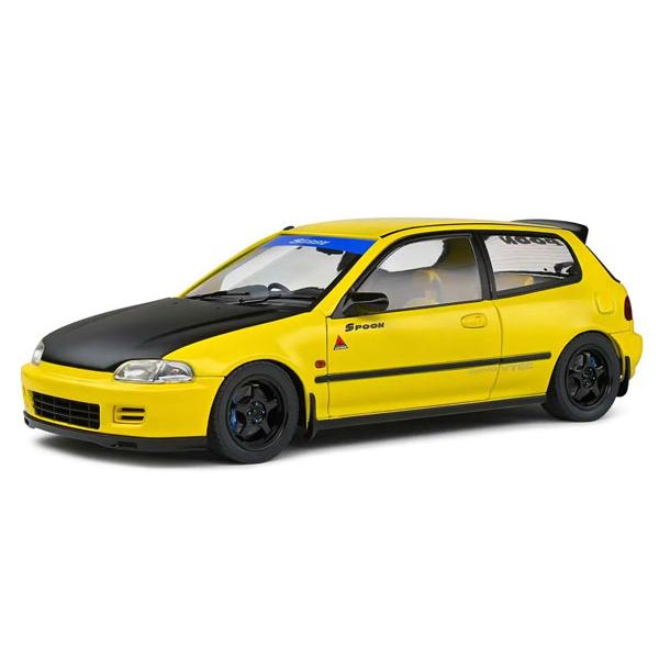 SOLIDO 1/18 ホンダ シビック EG6 スプーン バージョン 1991 (イエロー) (S...