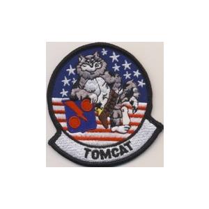 アメリカ海軍 VF-11 フィリックス (シルバー) パッチ (VF-11-FELIXSILVER)...