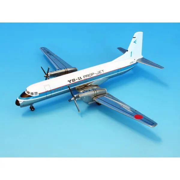 全日空商事 1/200 YS-11 試作1号機 赤帯 JA8611 ダイキャスト完成品 （ギア付き ...