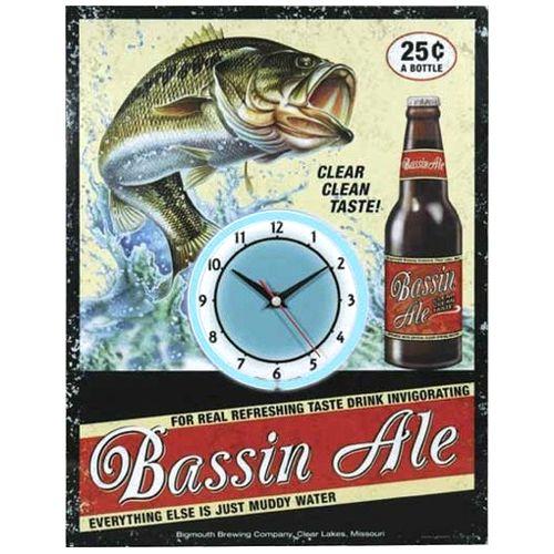 RIVERS EDGE/リバースエッジ　Bassin Ale/ネオンサイン　時計　＃4207