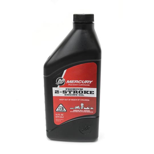 マーキュリー　2ストローク船外機オイル　プレミアム　473ml　【92-8M0229783】