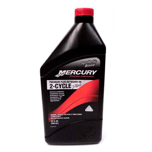 マーキュリー　2ストローク船外機オイル　プレミアムプラス　946ml　【92-858026K01】
