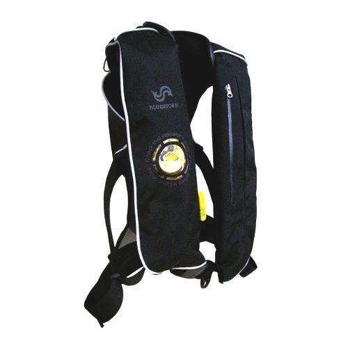 ブルーストーム　自動膨張式 ライフジャケット　水圧感知式　BSJ-2230  #ブラック　桜マーク付