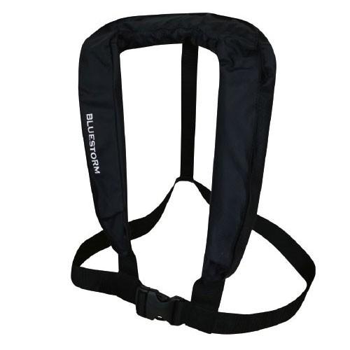 ブルーストーム　膨張式ライフジャケット　サスペンダータイプ　自動膨張　水感知式　BSJ-8120　桜...