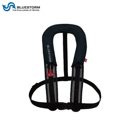 ブルーストーム　膨張式ライフジャケットショルダータイプ　自動膨張　BSJ-8320RS　【桜マーク　...