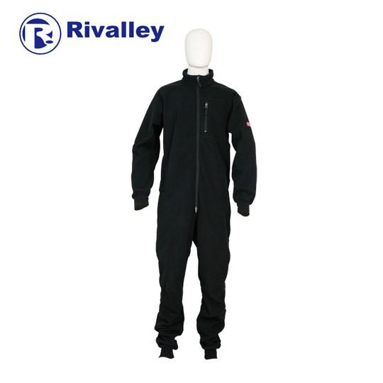 【45%OFF】　リバレイ RL フリースカバーオール 15 ブラック Rivalley　No.63...