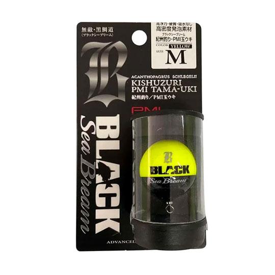 ラインシステム　BLACK SEABREAM　玉ウキ　蛍光イエロー　LINESYSTEM　